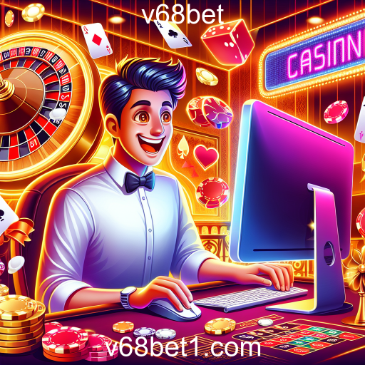 A Emoção dos Cassinos Online no v68bet